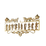 Brass Dashavatar Wall Hanging | 20.5" Antique Finish | Sacred Avatar Series | Traditional Temple Art | Home & Office Decor | Jaipurio
